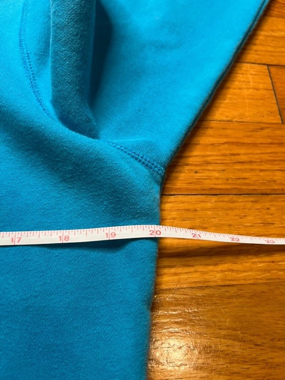Nike Men’s Teal Blue Hooded Sweatshirt - Picture 5 of 5